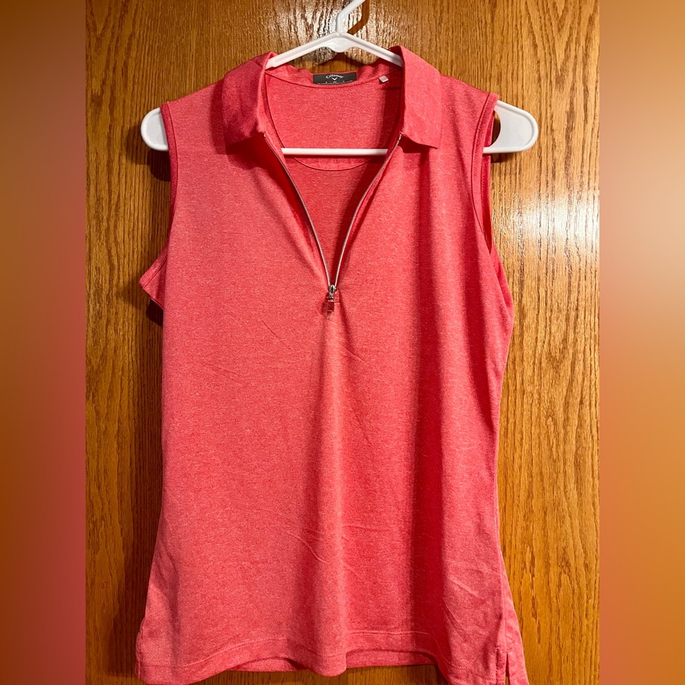 Callaway Women’s Tank Top Size Small Coral Color